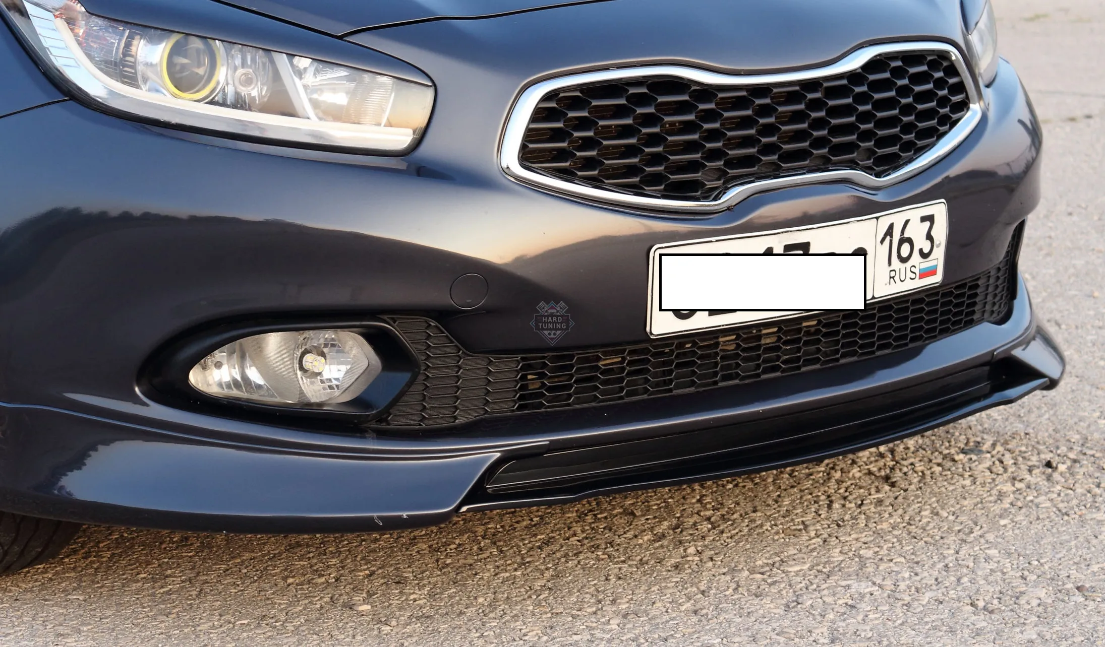 Накладка на передний бампер KIA CEED (JD) 2012-2015 Дорестайлинг