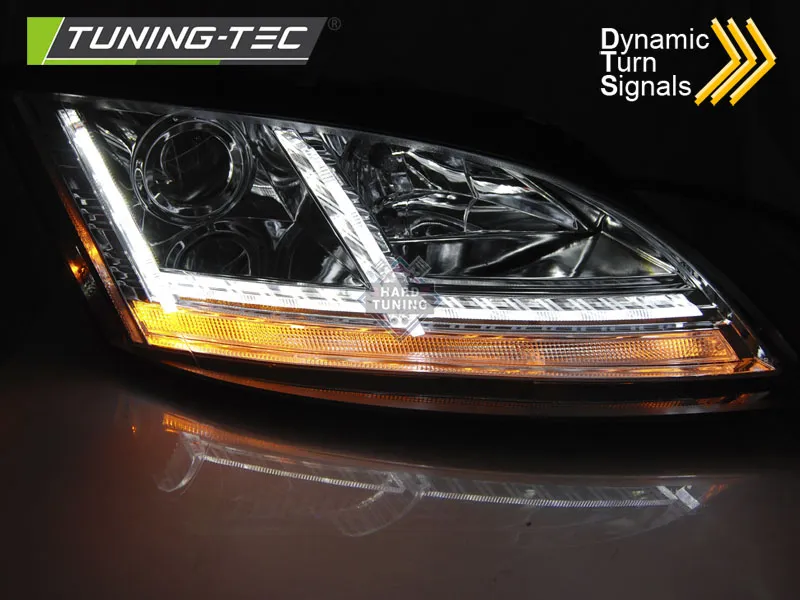 Передние фары AUDI TT 06-10 8J HEADLIGHTS LED SEQ fits хром