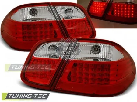 Задние фонари Mercedes W208 CLK (1997-2002) LED красно-белые