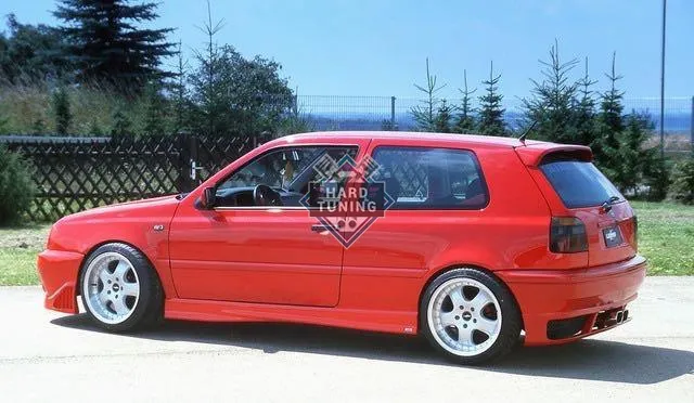 Накладки на пороги Rieger Volkswagen Golf 3 АБС пластик