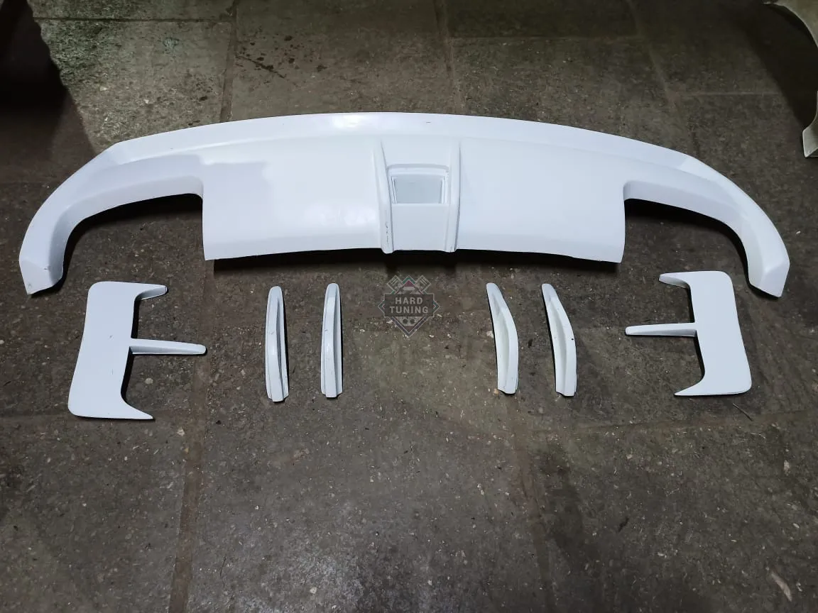 Задний бампер с диффузором Armor Infiniti QX56/QX80