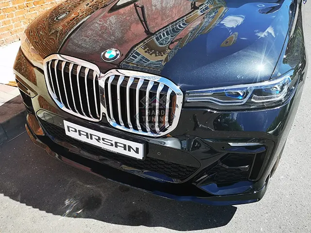 Сплиттер переднего бампера Parsan BMW X7 G07