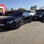 Передний бампер AMG 6.3 Mercedes W211