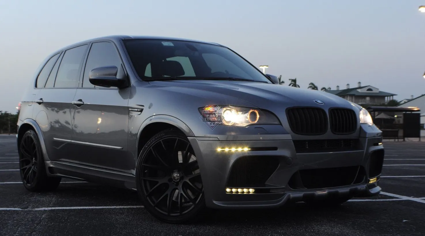 Передний бампер HAMANN BMW X6 E71 рестайлинг (под обычные крылья)