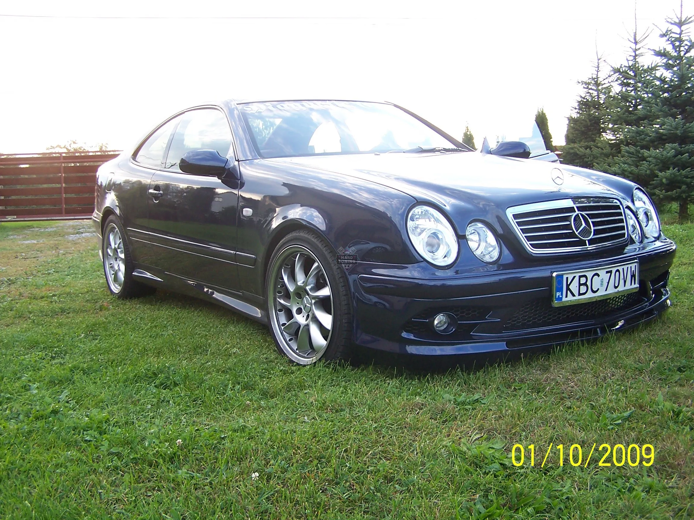 Накладки на пороги ST Mercedes CLK-Class W208
