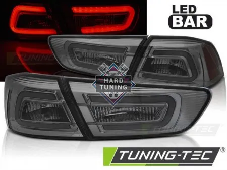 Задние фонари Mitsubishi Lancer 10 Sedan (2008-2011) LED BAR тонированные