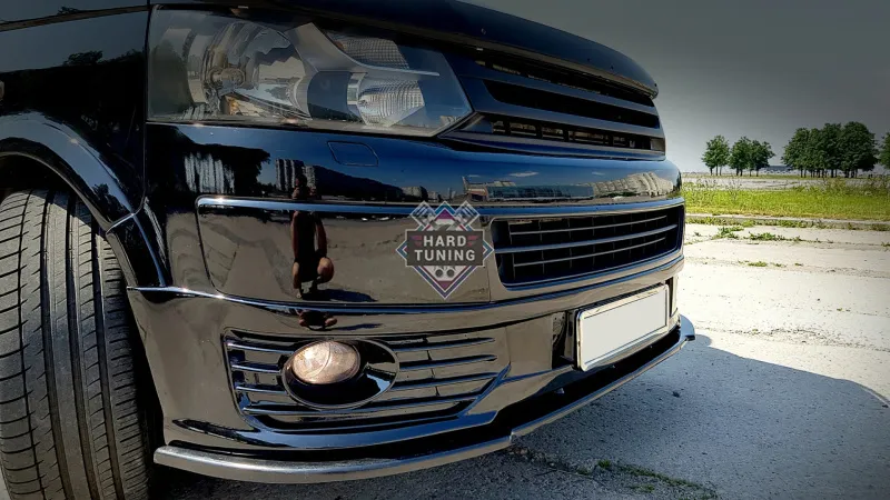 Накладка на передний бампер Rieger Volkswagen T5 рестайлинг