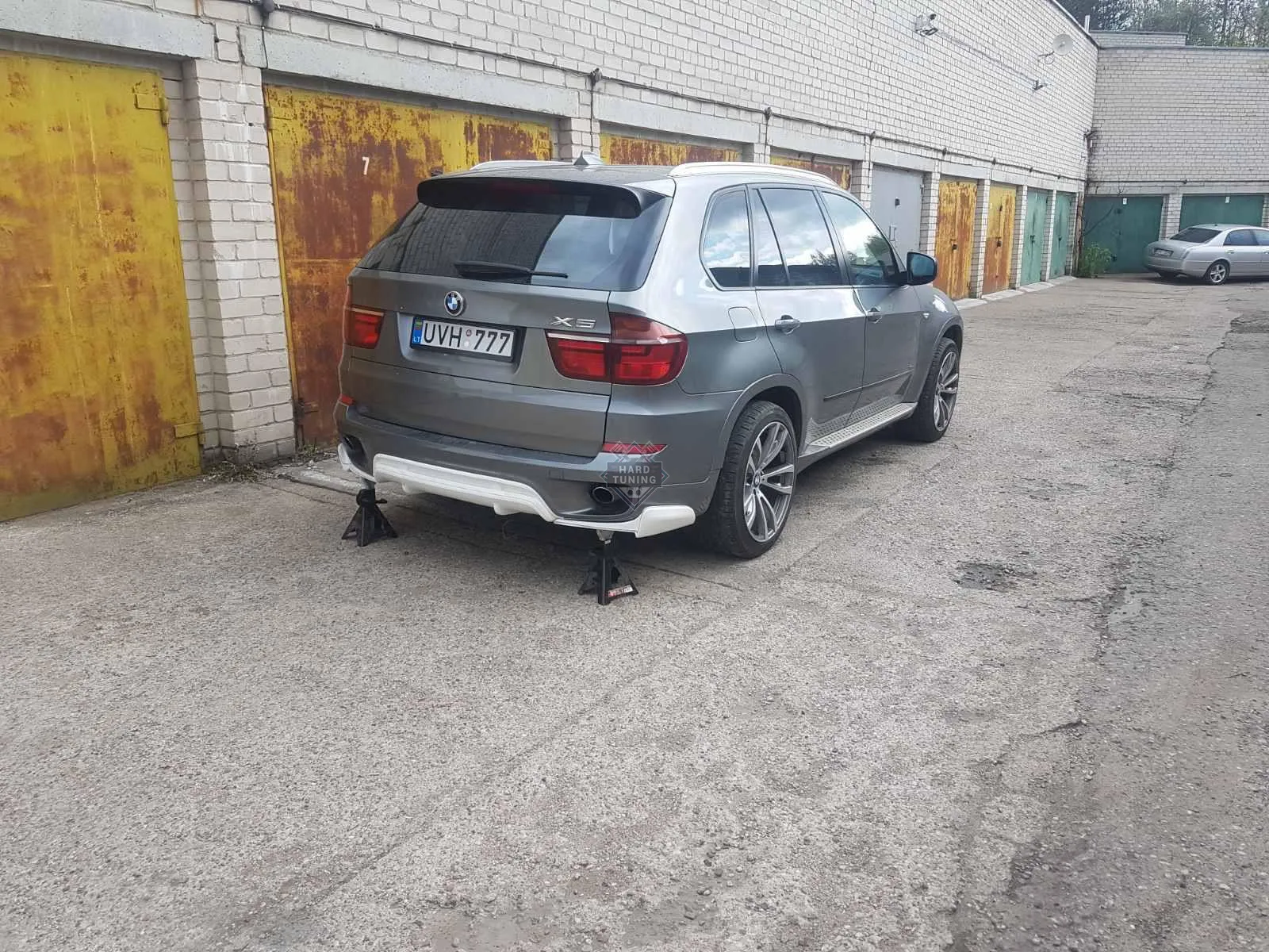 Накладка на задний бампер PERFORMANCE BMW X5 E70 рестайлинг
