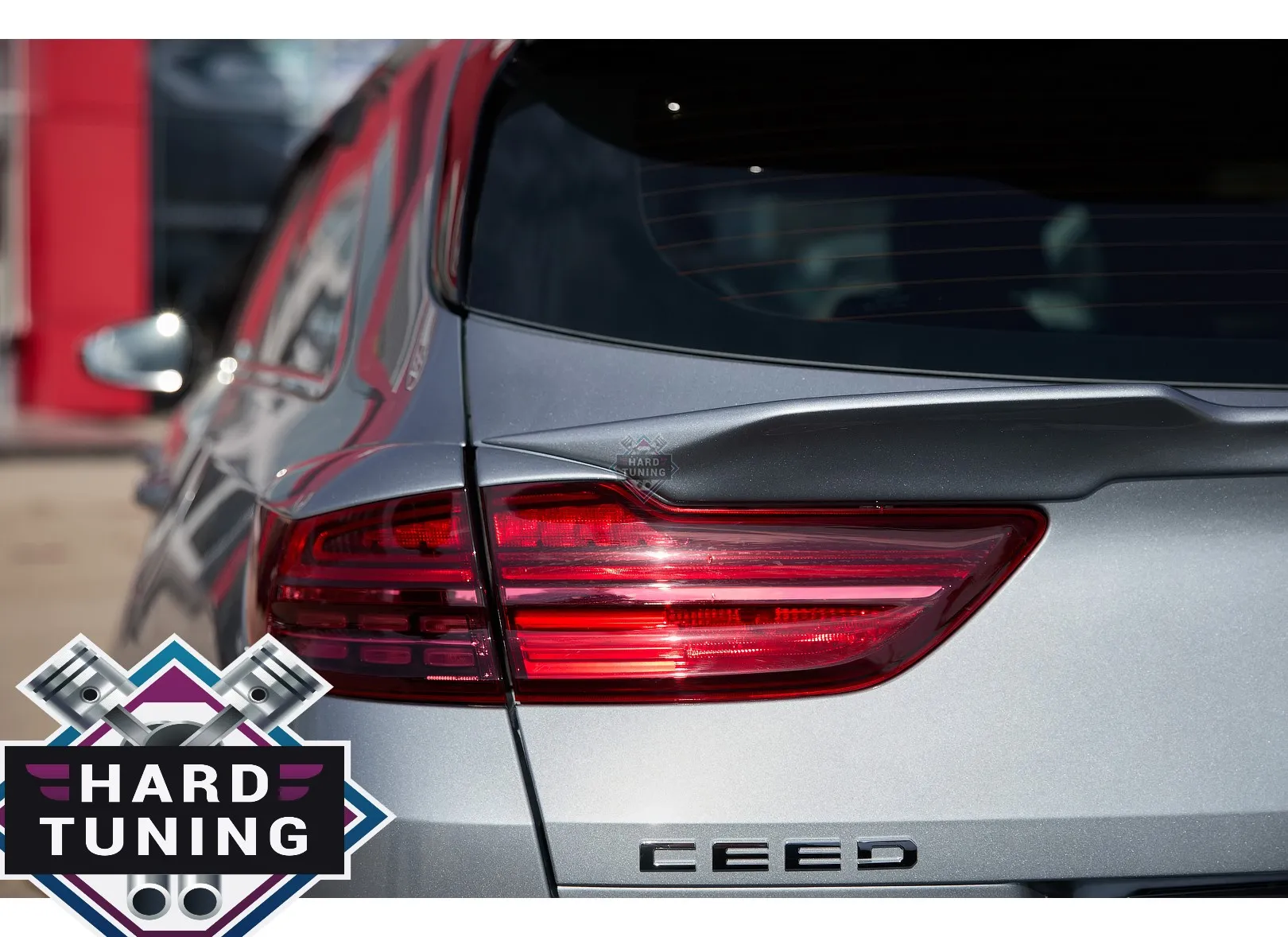 Накладка на задние фонари BS Kia Ceed 3 SW 2019-2022 АБС пластик