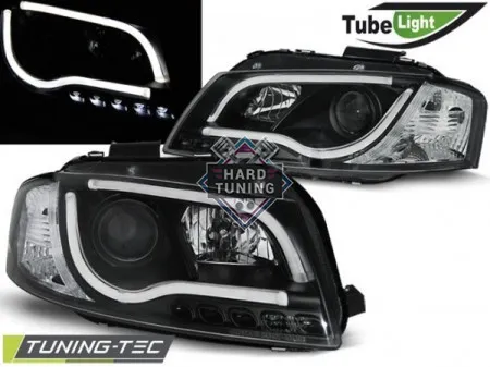 Передние фары AUDI A3 8P 2003-2008 HEADLIGHTS TUBE LIGHT fits черные