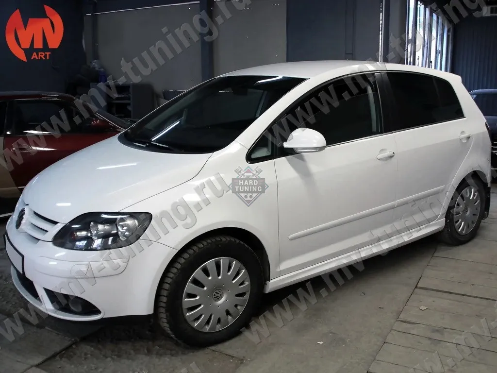Накладки на пороги R-LINE (под покраску) Volkswagen Golf Plus 2004-2014