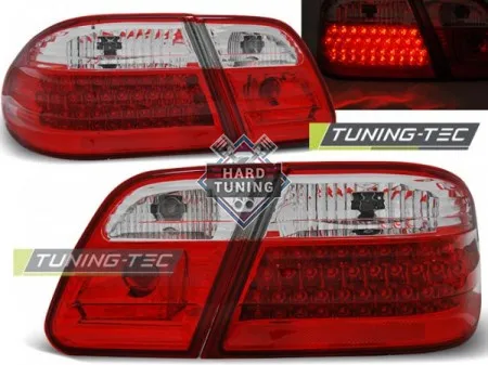 Задние фонари Mercedes W210 (1995-2002) LED красно-белые