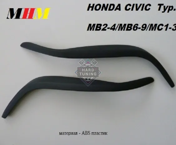 Накладка на фары Honda Civic 6 1998-2001