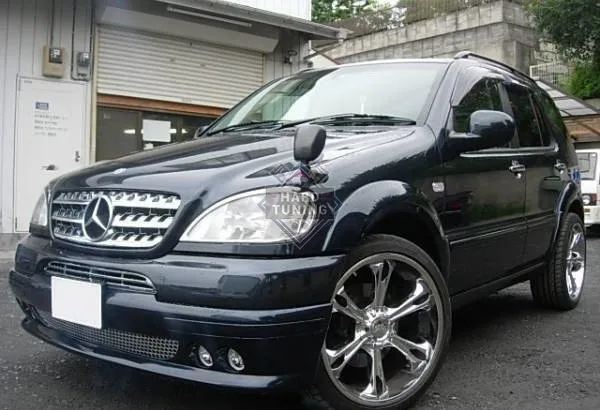 Накладка на передний бампер BR style Mercedes M-Klasse (W163) Дорестайл