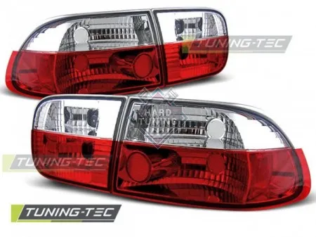 Задние фонари HONDA CIVIC 5 (1991-1995) 2D/4D красно-белые
