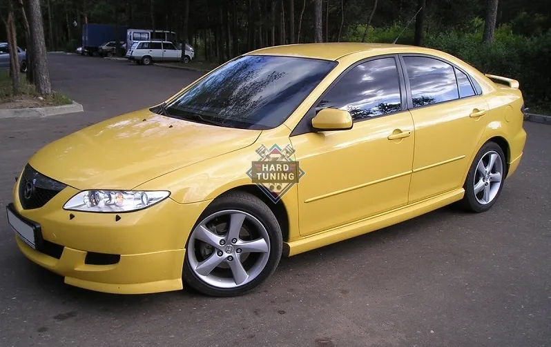 Накладки на пороги AERO Mazda 6 GG