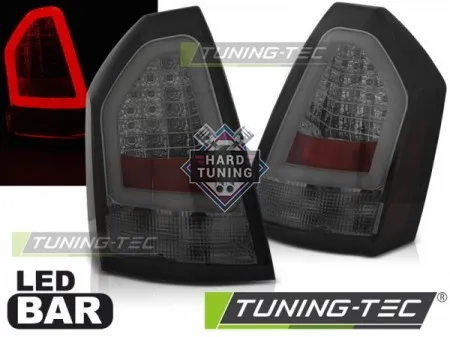 Задние фонари Chrysler 300C (2005-2008) LED BAR тонированные