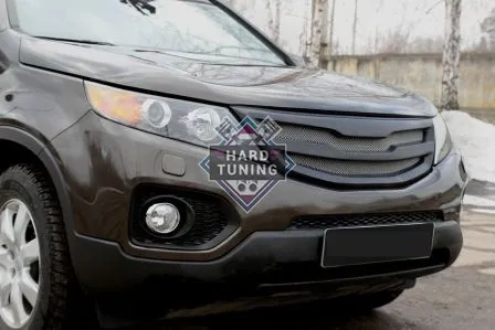 Решетка радиатора c сеткой металлик KIA Sorento 2 2010-2013