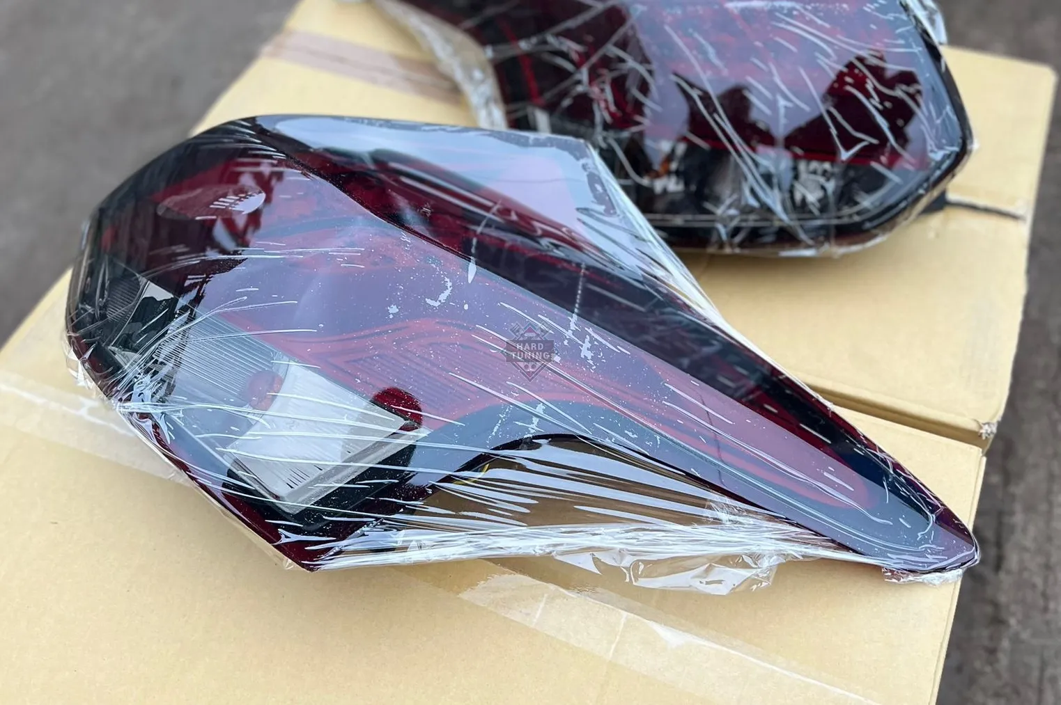 Задние фонари Ford Focus 3 (2011- 2014) Hatchback LED BAR красно-тонированные