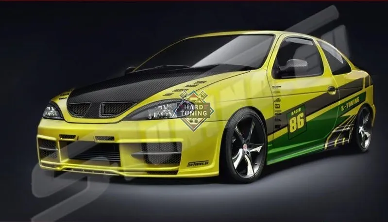 Накладки на пороги Vellside Renault Megane 1