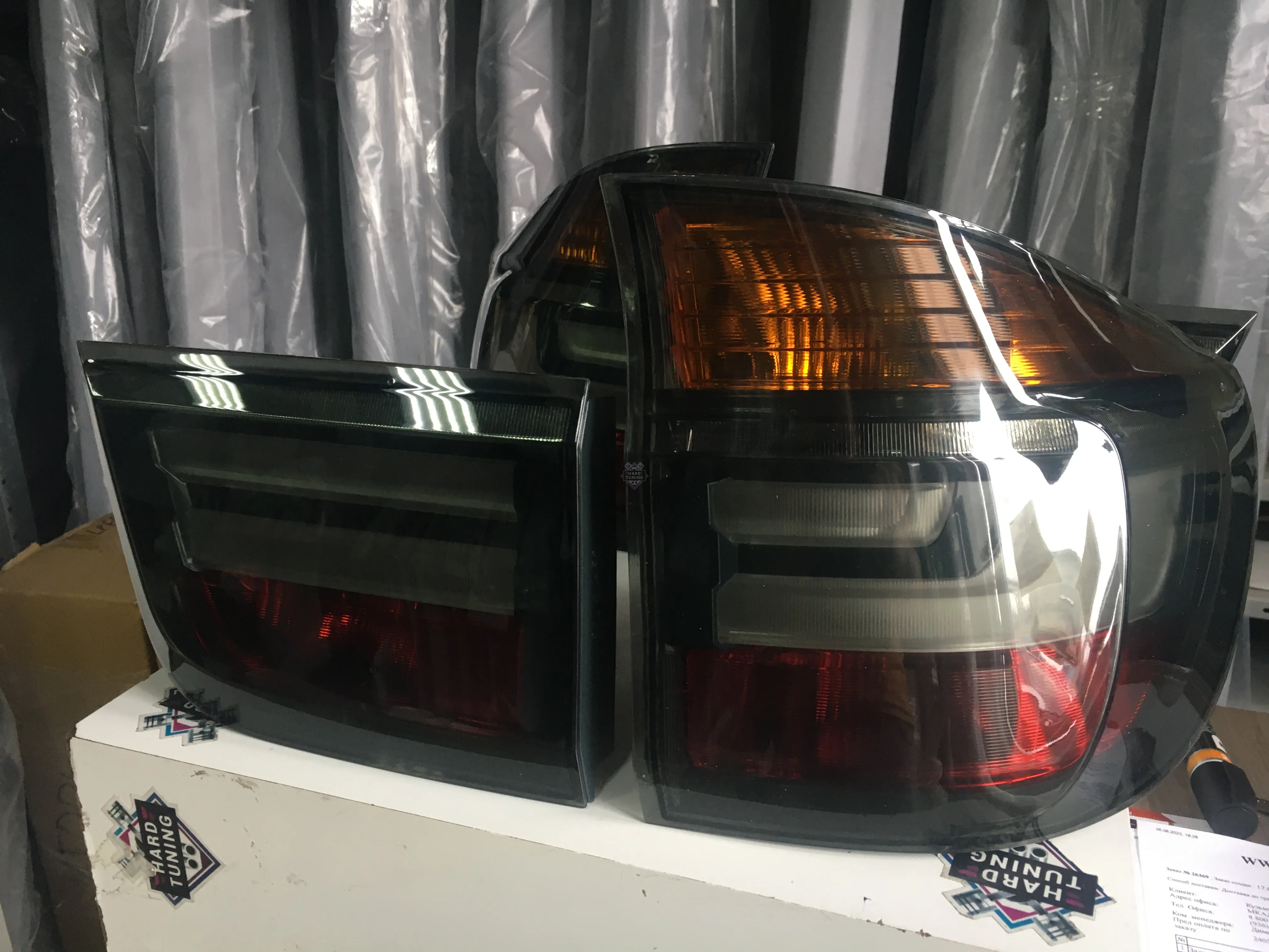 Задние фонари BMW X5 E70 (2007-2010) LED тонированные