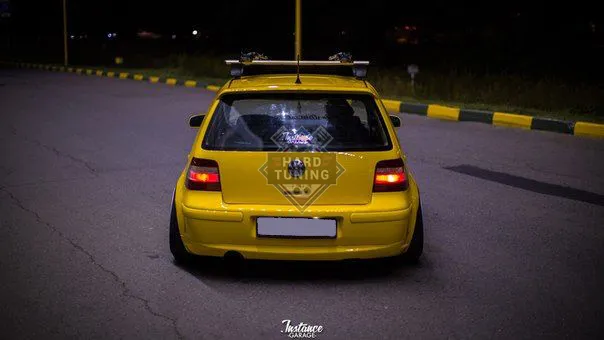 Накладка на задний бампер GLI Volkswagen Golf 4