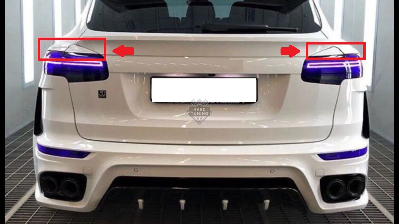 Спойлер и реснички Porsche Cayenne 958 2015+
