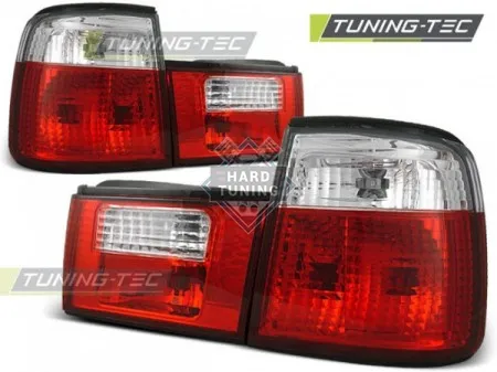 Задние фары BMW E34 (1988-1995) TAIL LIGHTS fits красно-белые