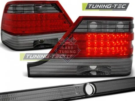 Задние фонари Mercedes W140 (1995-1998) LED красно-тонированные