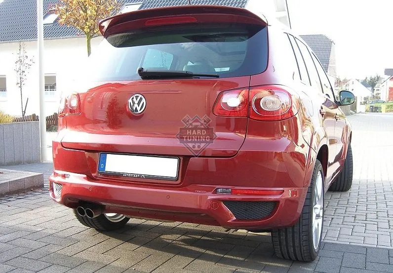 Юбка на задний бампер Caractere на VW Tiguan