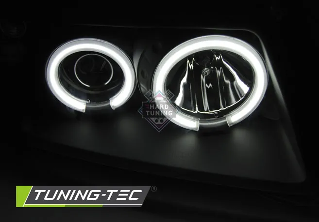 Передние фары AUDI A3 8L 1996-2000 HEADLIGHTS ANGEL EYES CCFL fits черные