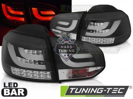 Задние фары VW GOLF 6 (2008-2012) LED BAR TAIL LIGHTS fits черные