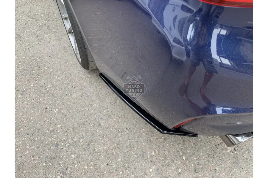 Накладки под задний бампер (Мини-лезвия) BMW 5-series (G30)