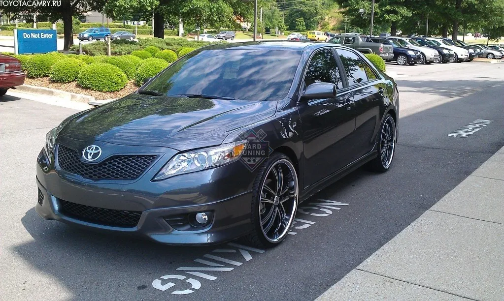 Накладка на передний бампер SPORT EDITION Toyota Camry V40 рестайлинг
