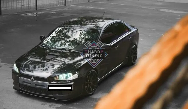 Сплиттер переднего бампера Mitsubishi Lancer 10 (2007-2011)