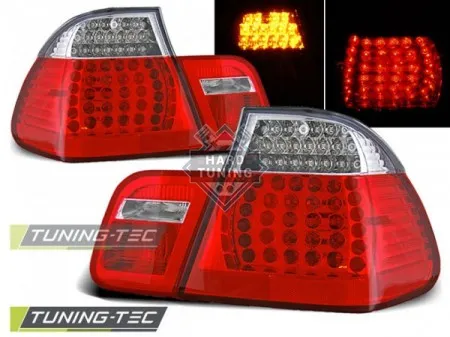 Задние фары BMW E46 (2001-2005) SEDAN LED TAIL LIGHTS fits красно-белые