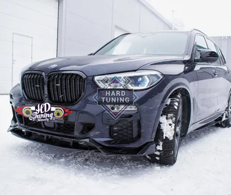 Губа на передний бампер BMW X5 F15 версия M