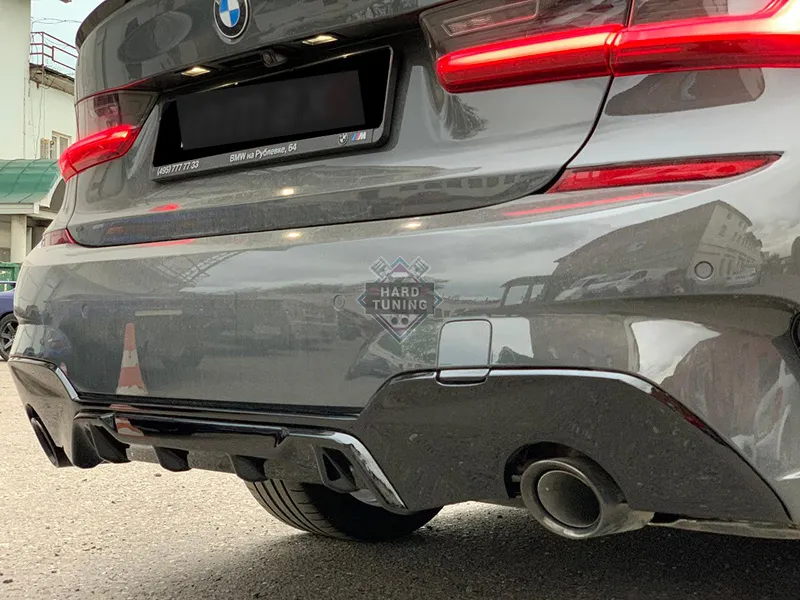 Диффузор заднего М-Performance 320 М-бампера BMW 3-series (G20)