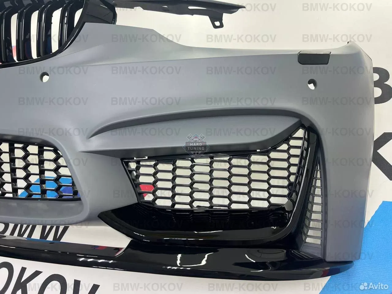Cплиттер для переднего бампер BMW M3 М-Look F30