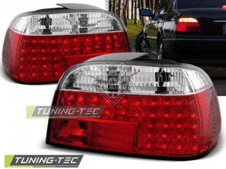 Задние фары BMW E38 (1994-2001) LED BAR TAIL LIGHTS fits красно-белые