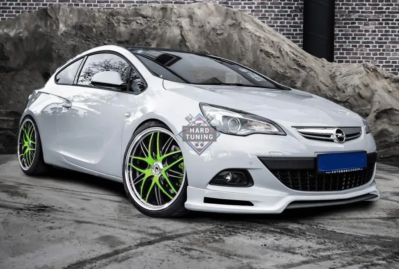Накладка на передний бампер JMS Opel Astra J
