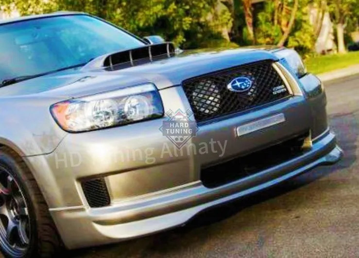 Накладка STI на передний бампер Subaru Forester SG Рестайлинг
