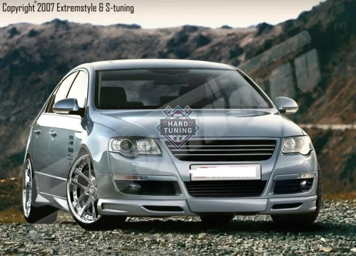 Накладка на передний бампер Speed Volkswagen Passat B6