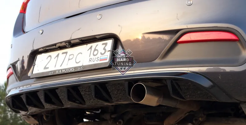 Диффузор заднего бампера KIA CEED 2 JD ХЭТЧБЕК ДО РЕСТАЙЛИНГ 2012-2015 Дорестайлинг