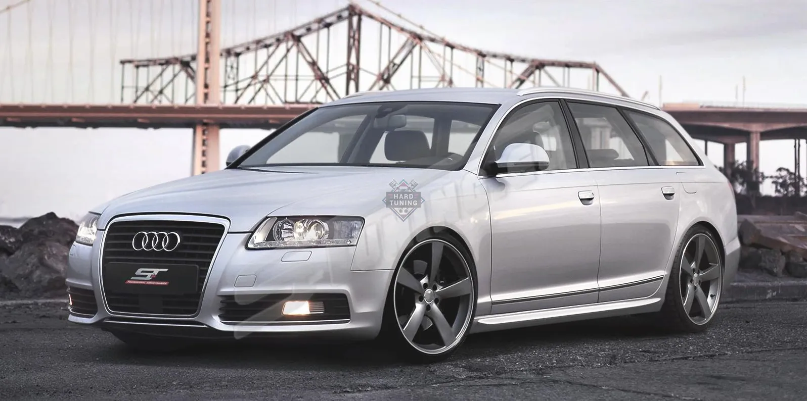 Накладки на пороги S-Line Audi A6 C6