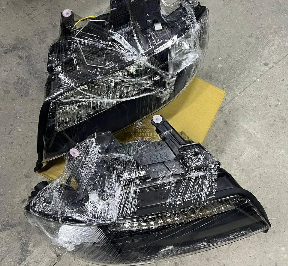 Передние фары AUDI A6 С5 1997-2001 HEADLIGHTS ANGEL EYES fits черные