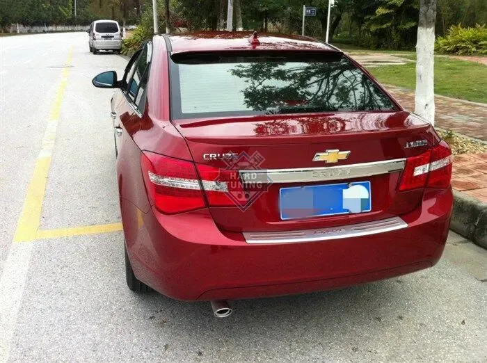 Спойлер лип HT широкий Chevrolet Cruze седан ABS