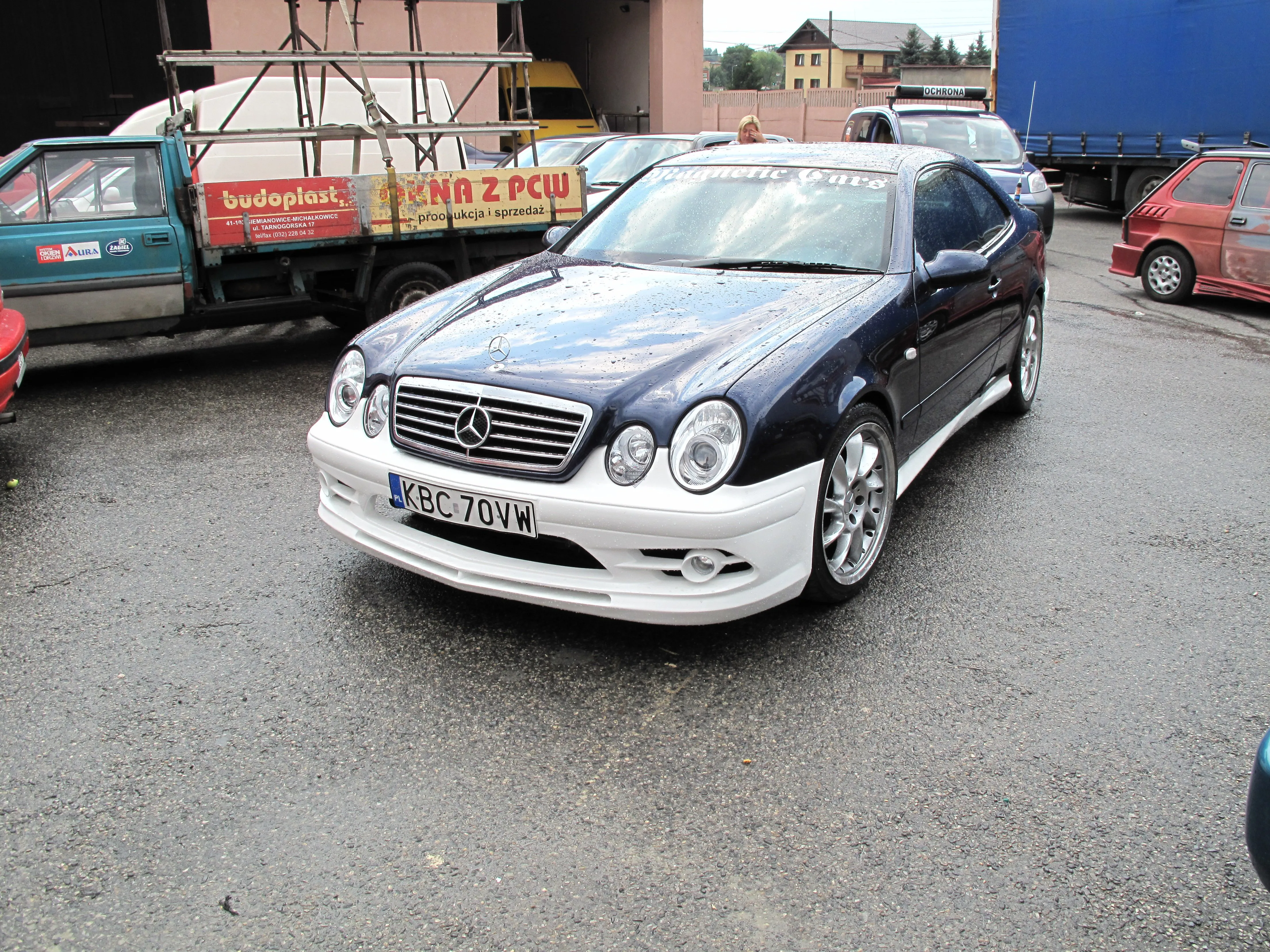 Передний бампер ST Mercedes CLK-Class W208