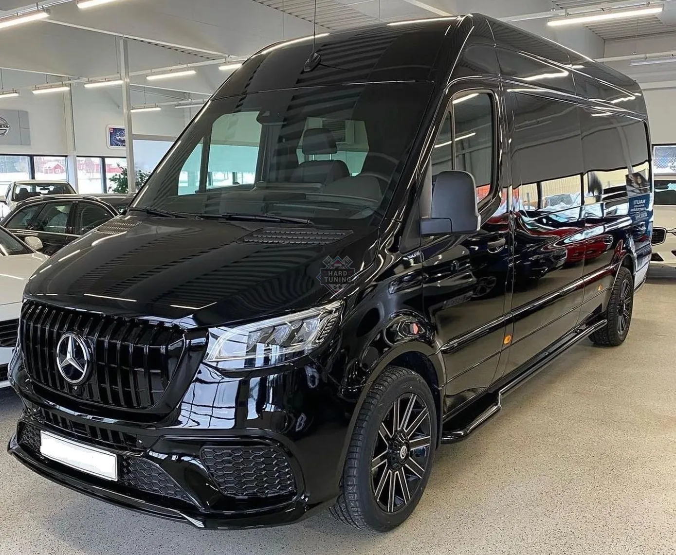 Решетка радиатора AMG HT Mercedes Sprinter W907 2018+ АБС Пластик