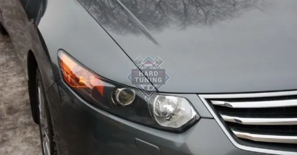 Накладки на фары короткие Honda Accord 8 (2008-2013)